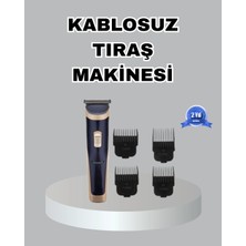 Motto Ticaret Çelik Bıçaklı Unisex Şarjlı Tıraş Makinesi – Sessiz Motor, Kablosuz ve Ayarlanabilir