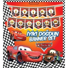 Liya3D Varak Yaldızlı Iyi Ki Doğdun Banner – Altın Yıldızlı Doğum Günü Süsleri – Parti Dekor Banner Seti