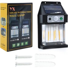 Motto Ticaret Güneş Enerjili Hareket Sensörlü Duvar Lambası