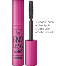 Golden Rose Endless Lashes Mascara - Black - Hacim ve Uzunluk Veren Maskara