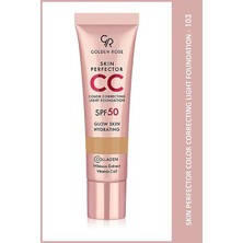 Golden Rose Skin Perfector cc Light Foundation No: 103 Nude - Spf 50 Korumalı cc Fondöten