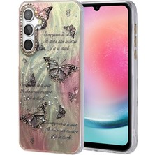 Motto Ticaret Mey Ithalat®  Samsung Galaxy A24 4g Kılıf Blade Aynalı Desenli Kapak - Desen 6