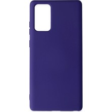 Motto Ticaret Mey Ithalat®  Samsung Galaxy Note 20 Kılıf Nano Içi Kadife Silikon - Mor