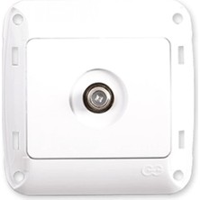 Motto Ticaret Mey Ithalat® Günsan Fantasy Tv Uydu Sat Prizi Tekli Beyaz Renk