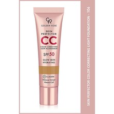 Golden Rose Skin Perfector cc Light Foundation No: 106  Toffee - Spf 50 Korumalı cc Fondöten