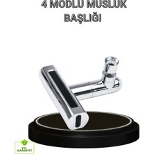 Motto Ticaret Mey Ithalat® 4 Fonksiyonlu Musluk Başlığı 360 Derece Dönebilen ve Su Tasarruflu