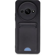 Motto Ticaret Mey Ithalat®   Redmi A3 4g Kılıf Kelvin Kartvizitli Silikon - Siyah