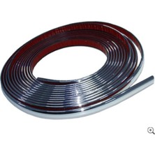 Universal Dekoratif Nikelaj Şerit Çıta 9mm Krom Şerit 9mmx 5 Metre