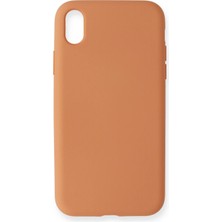 Motto Ticaret Mey Ithalat®   iPhone Xr Kılıf Nano Içi Kadife Silikon - Turuncu