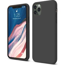 Motto Ticaret Mey Ithalat®   iPhone 11 Pro Kılıf First Silikon - Siyah