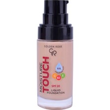 Golden Rose Moisture Touch Liquid Foundation -102 -Orta Kapatıcı Fondöten