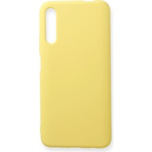 Motto Ticaret Mey Ithalat®  Huawei P Smart Pro / Y9S Kılıf Nano Içi Kadife Silikon - Sarı