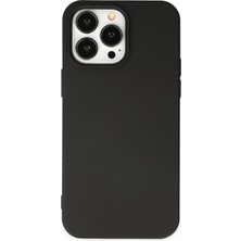 Motto Ticaret Mey Ithalat®   iPhone 14 Pro Kılıf Nano Içi Kadife Silikon - Siyah