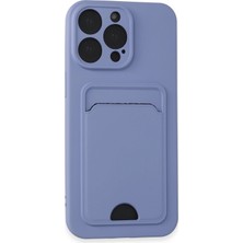 Motto Ticaret Mey Ithalat®   iPhone 14 Pro Max Kılıf Kelvin Kartvizitli Silikon - Lila