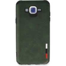 Motto Ticaret Mey Ithalat®  Samsung Galaxy J7 Kılıf Loop Deri Silikon - Yeşil