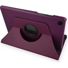 Motto Ticaret Mey Ithalat®  Samsung Galaxy T500 Tab A7 10.4 Kılıf 360 Tablet Deri Kılıf - Mürdüm