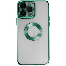 Motto Ticaret Mey Ithalat®   iPhone 14 Pro Max Kılıf Slot Silikon - Köknar Yeşili