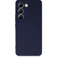 Motto Ticaret Mey Ithalat®  Vivo V30 Lite 4g Kılıf First Silikon - Lacivert