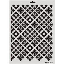 Motto Ticaret Mey Ithalat® Rich New Seri N-163 Stencil 35X25 cm