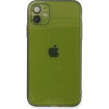 Motto Ticaret Mey Ithalat®   iPhone 12 Kılıf Fly Lens Silikon - Yeşil
