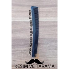 Motto Ticaret Mey Ithalat® Bıyık Kesim ve Tarama Tarağı Eğimli Bıyık Tarağı
