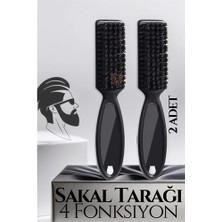 Motto Ticaret Mey Ithalat® Sakal Tarama Fırçası 2 Li Set Absolute Professional