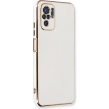 Motto Ticaret Mey Ithalat®   Redmi Note 10 Kılıf Volet Silikon - Beyaz