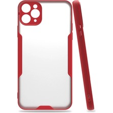 Motto Ticaret Mey Ithalat®   iPhone 11 Pro Kılıf Platin Silikon - Kırmızı