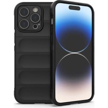 Motto Ticaret Mey Ithalat®   iPhone 16 Pro Max Kılıf Optimum Silikon - Siyah