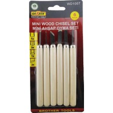 Motto Ticaret Mey Ithalat® Sakata Wd 1007 Ahşap Oyma Seti 6 Parça