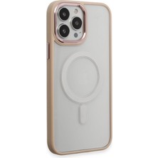 Motto Ticaret Mey Ithalat®   iPhone 15 Pro Max Kılıf Room Magneticsafe Silikon - Pudra