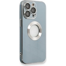 Motto Ticaret Mey Ithalat®   iPhone 13 Pro Max Kılıf Store Silikon - Sierra Blue