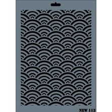 Motto Ticaret Mey Ithalat® Rich New Seri N-113 Stencil 35X25 cm