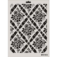 Motto Ticaret Mey Ithalat® Rich Dantel Seri DN-921 Stencil 35X25 cm