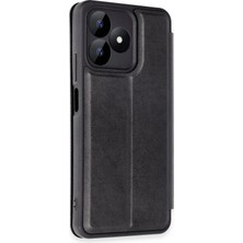Motto Ticaret Mey Ithalat®  Realme Note 50 4g Kılıf Flip Cover - Siyah