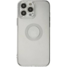 Motto Ticaret Mey Ithalat®   iPhone 13 Pro Max Kılıf Santa Lens Silikon - Şeffaf