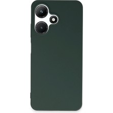 Motto Ticaret Mey Ithalat®  Infinix Hot 30I Kılıf First Silikon - Koyu Yeşil