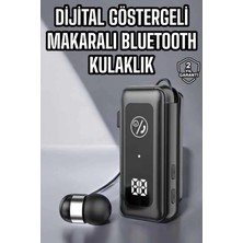 Motto Ticaret Mey Ithalat® Kablolu Makaralı Bluetooth Kulaklık Uzun Pil Ömrü Dijital Göstergeli