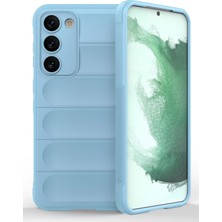 Motto Ticaret Mey Ithalat®  Samsung Galaxy S23 Plus Kılıf Optimum Silikon - Sky Blue