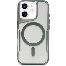 Motto Ticaret Mey Ithalat®   iPhone 11 Kılıf Boyi Magsafe Silikon Kapak - Yeşil