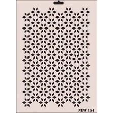 Motto Ticaret Mey Ithalat® Rich New Seri N-154 Stencil 35X25 cm