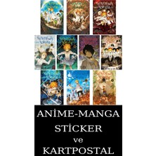 Gerekli Şeyler Yayıncılık Vadedilmiş Yokyer 1-2-3-4-5-6-7-8-9-10 Manga Seti (10 Kitap) / Anime-Manga Sticker ve Kartpostal Hediyeli