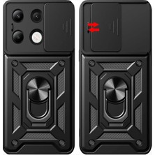 Motto Ticaret Mey Ithalat®   Redmi Note 13 4g Kılıf Pars Lens Yüzüklü Silikon - Yeşil