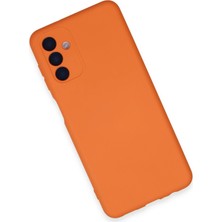 Motto Ticaret Mey Ithalat®  Samsung Galaxy A24 4g Kılıf Nano Içi Kadife Silikon - Turuncu