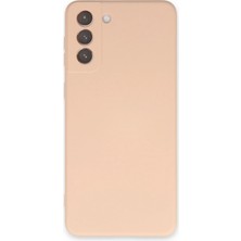 Motto Ticaret Mey Ithalat®  Samsung Galaxy S21 Plus Kılıf Nano Içi Kadife Silikon - Pudra