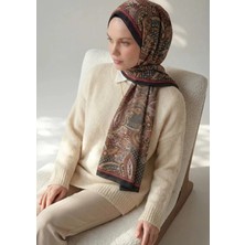 Silk Home Etnik Desen Siyah 75X195 Soft Şal