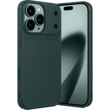 Motto Ticaret Mey Ithalat®   iPhone 17 Pro Max Auto Focus Karbon Kapak - Koyu Yeşil
