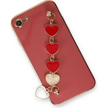 Motto Ticaret Mey Ithalat®   iPhone 7 Kılıf Esila Silikon - Kırmızı