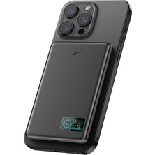 Motto Ticaret Mey Ithalat®  PW595 5.000 Mah Dijital Göstergeli 20W Type-C ve 15W Kablosuz Şarj Pd Hızlı Şar