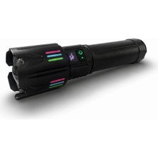Epilons Bedotech BD-5501 50W Tg LED Alüminyum Alaşımlı Zoomlu Dijital Göstergeli Type-C Şarjlı El Feneri